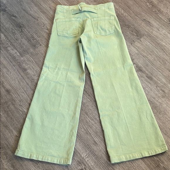 Pilcro Mint Green Wide Leg Jeans - Picture 10 of 12